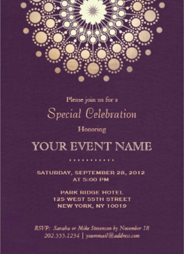 61 Formal Invitation Templates PSD Word AI Pages InDesign