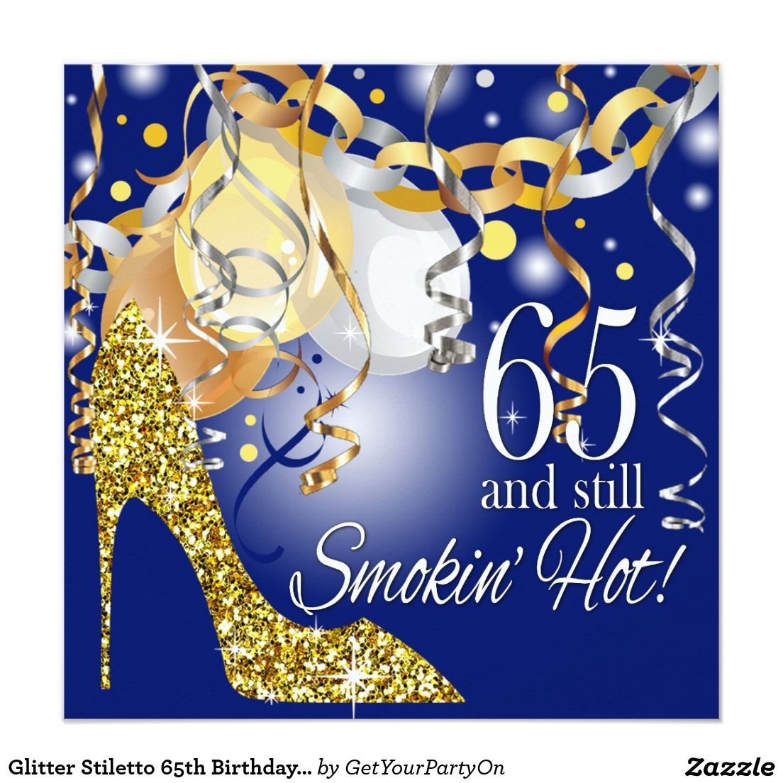 65Th Birthday Invitation Templates Free