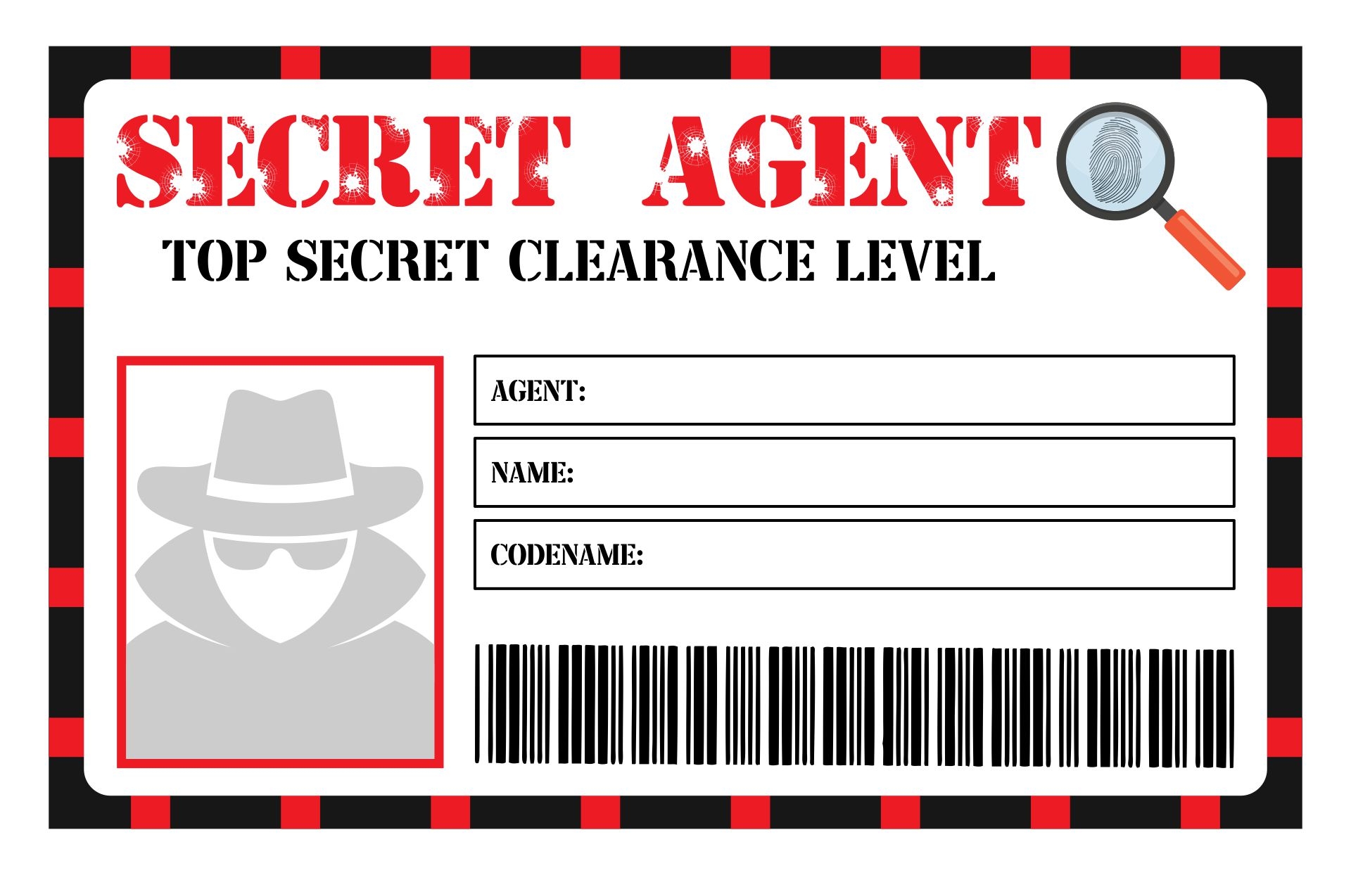 7 Best Images Of ID Name Badge Templates Printable Free ID Card 