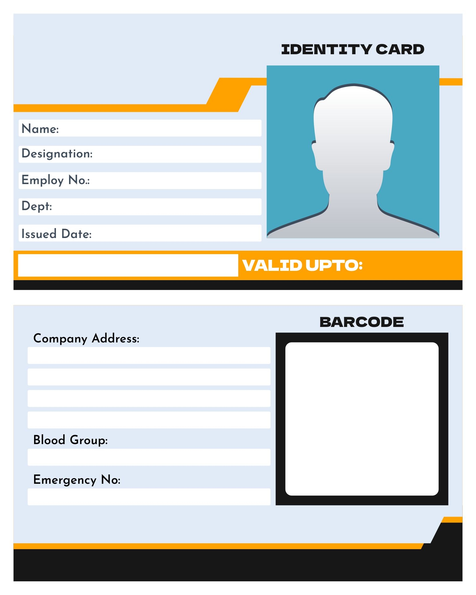 7 Best Images Of ID Name Badge Templates Printable Free ID Card 