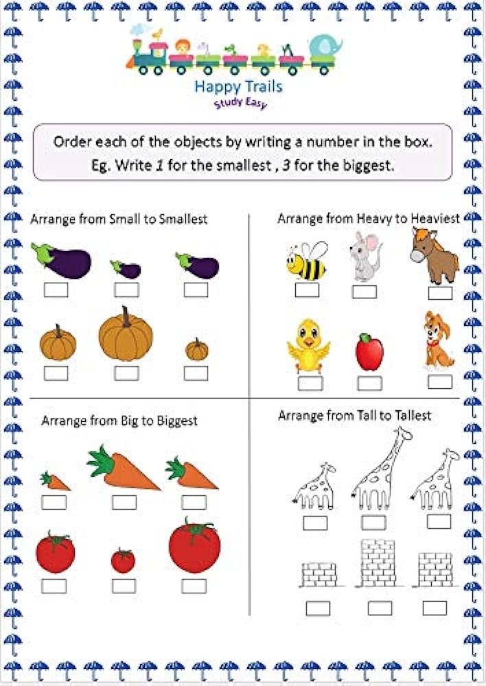 kg worksheets