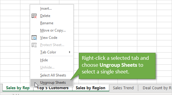 7 Shortcuts For Working With Worksheet Tabs In Excel Excel Campus