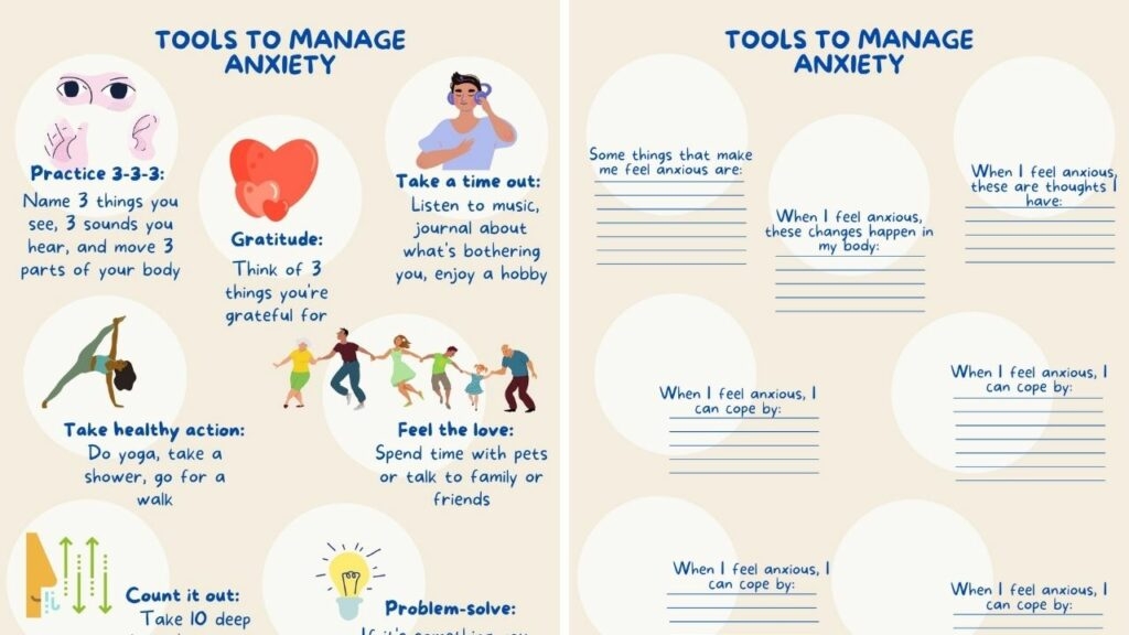 free printable mental health worksheets
