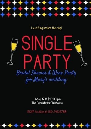 70 Free Black Invitation Templates To Design And Customize For Free Fotor