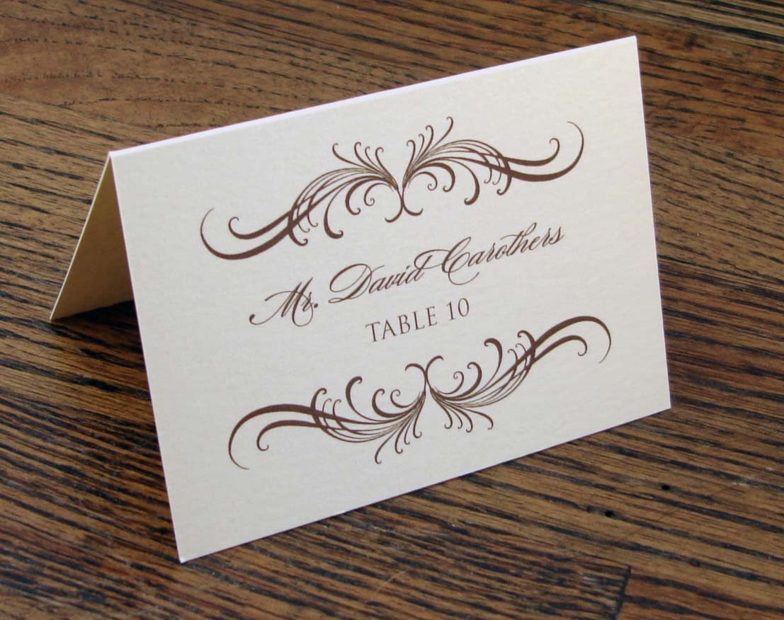 8 Best Images Of Printable Cards Wedding Table Wedding Place Cards