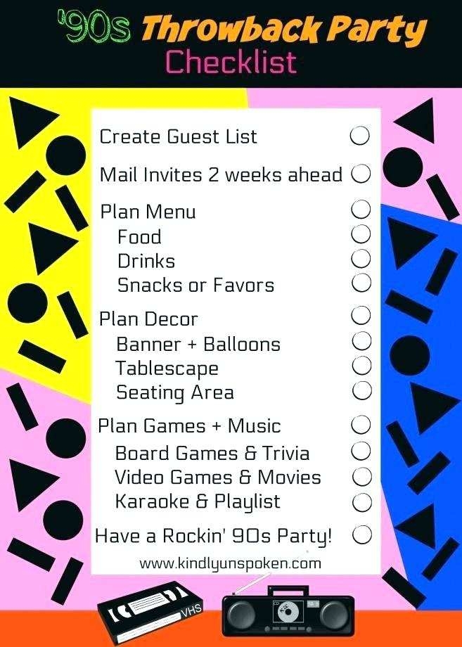 80 Customize Our Free Free 90S Party Invitation Template Layouts For 
