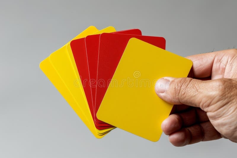 printable referee red and yellow cards
