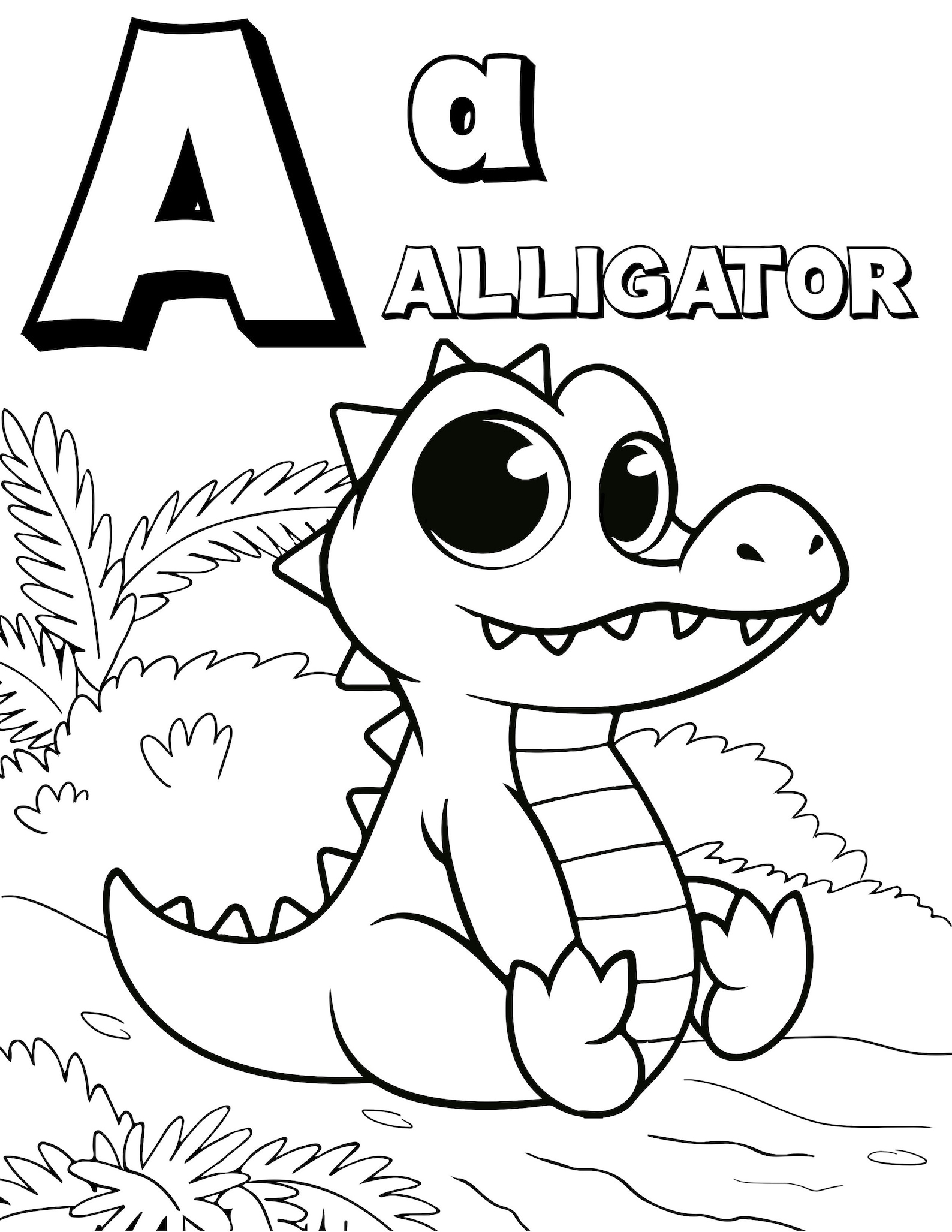 Abc Coloring Pages