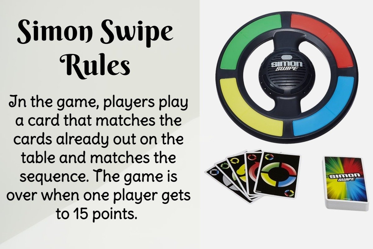 About The Simon Swipe Card Game Simon Swipe Rules Cards