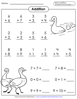 Adding Doubles To 20 Worksheet 9 Worksheets Worksheets Library