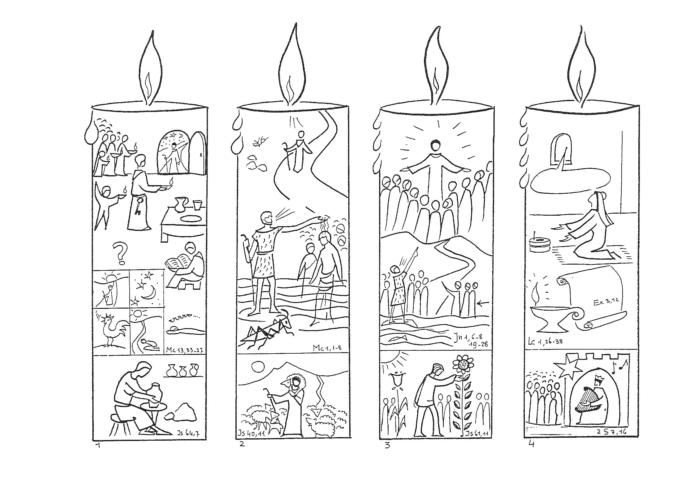 Advent Coloring Pages