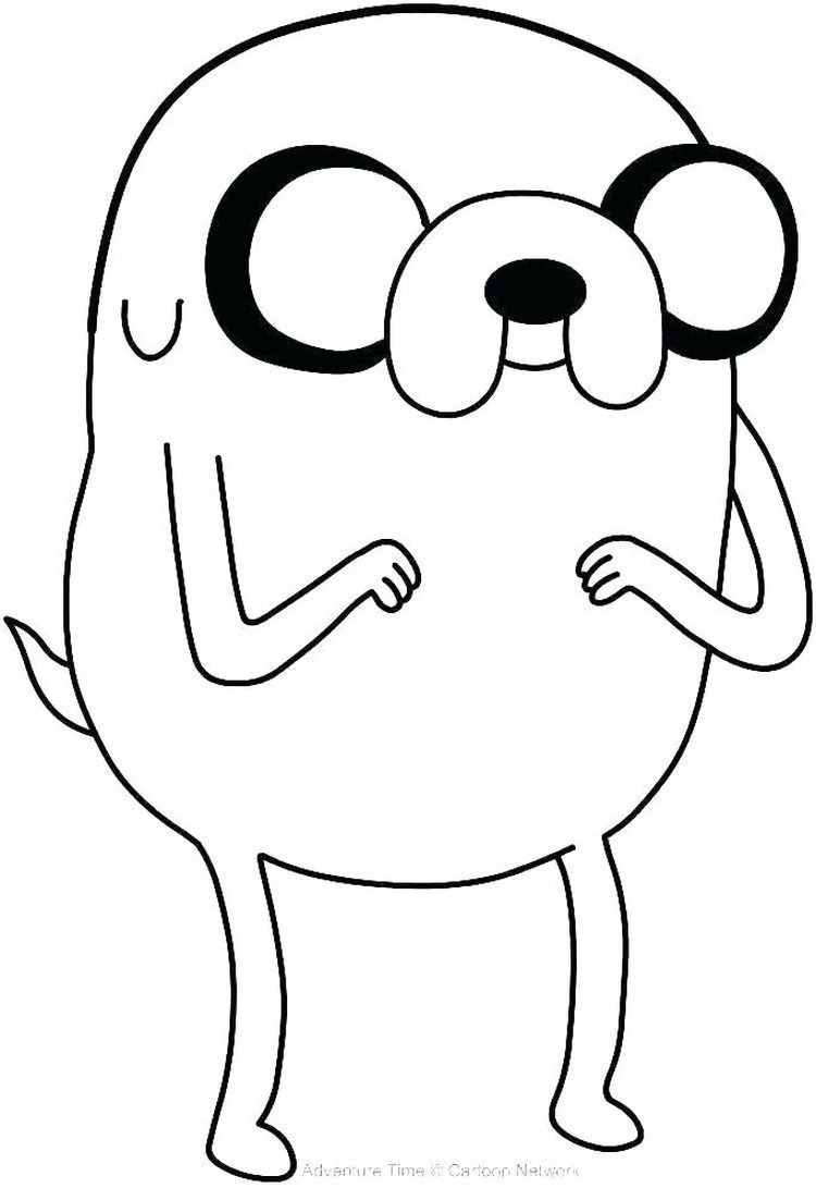 Adventure Time Coloring Pages Printable PDF Coloringfolder