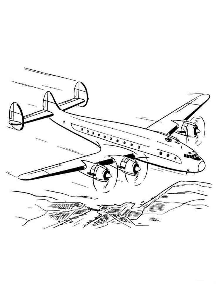 Airplanes Coloring Pages