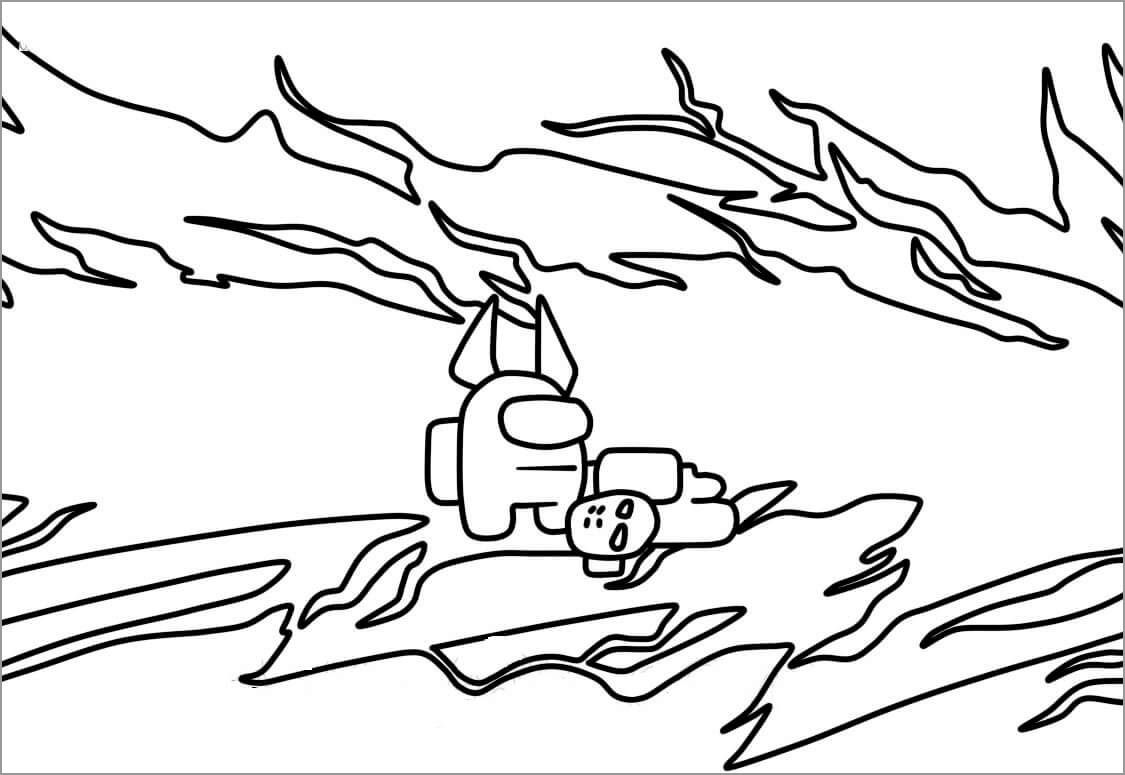 among us coloring pages free