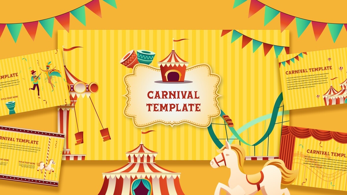 Amusing Carnival Template PowerPoint And Google Slides SlideChef