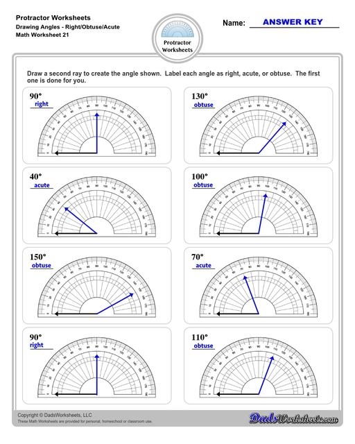 Angles With A Protractor