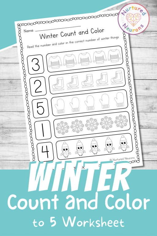 counting worksheet preschool