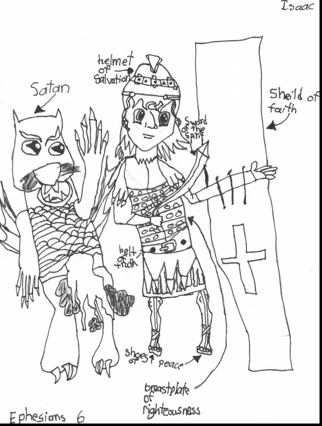 Armor Of God Coloring Pages