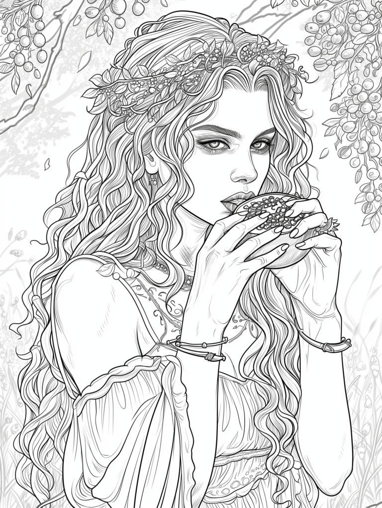 Asthetic Coloring Pages BUJO ART