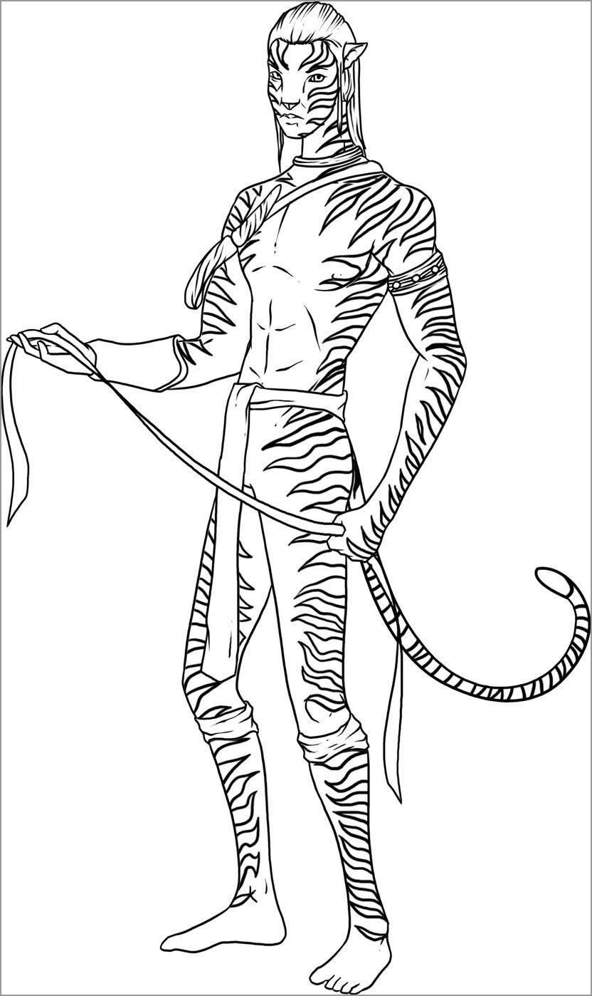 Avatar Coloring Pages ColoringBay