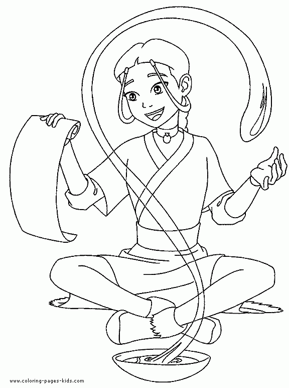 Avatar Airbender Coloring Pages