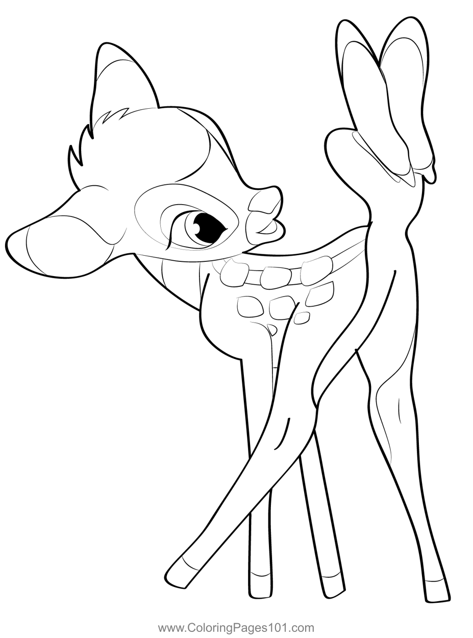 Bambi Coloring Pages