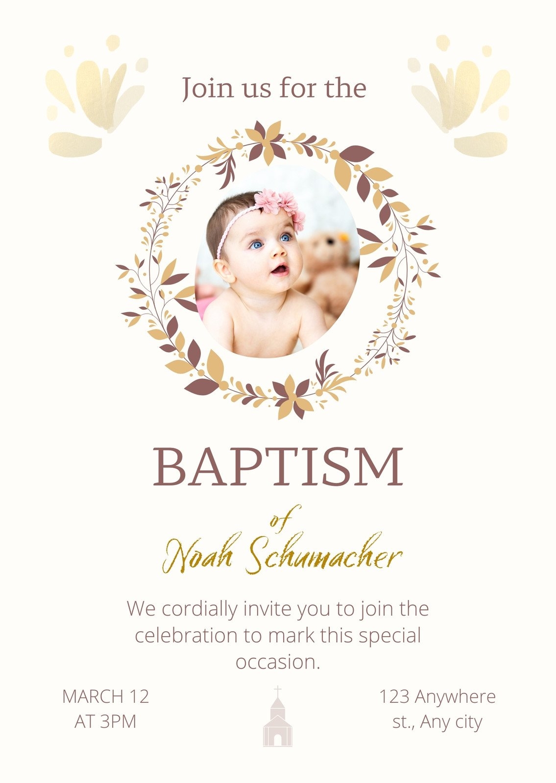 Baptism Template Free