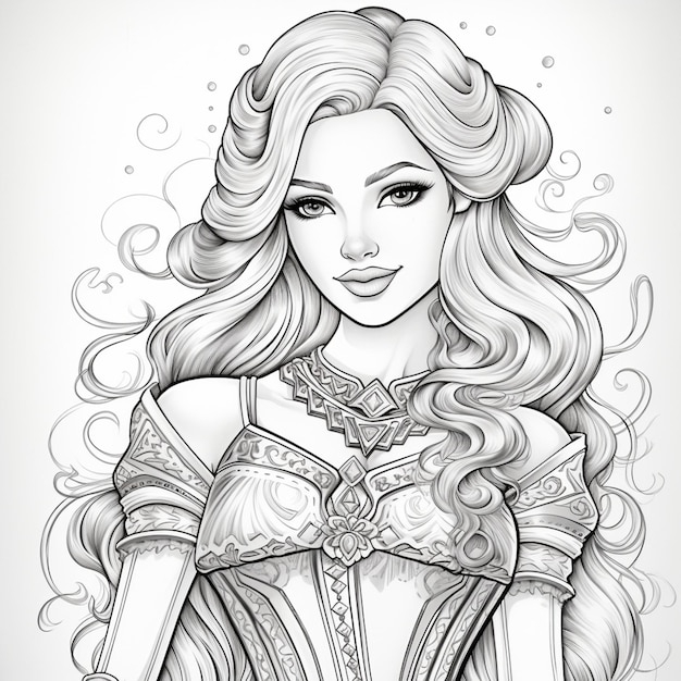 Barbie Images For Coloring Infoupdate