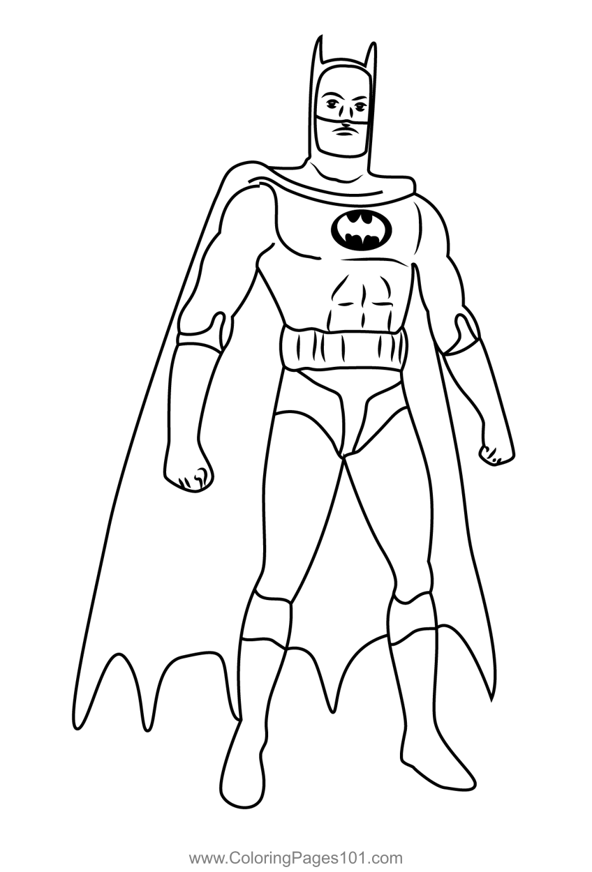 Batman Coloring Pages To Print