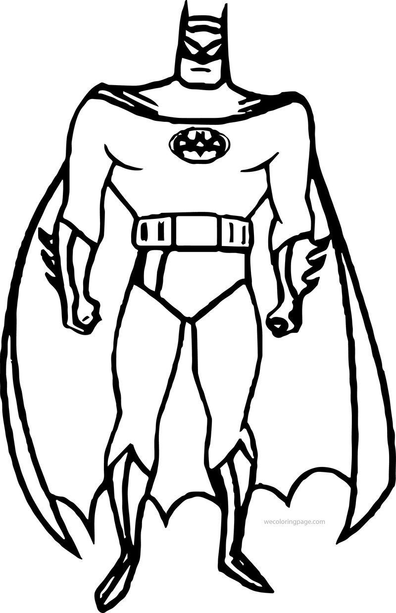 Batman Printable Coloring Pages