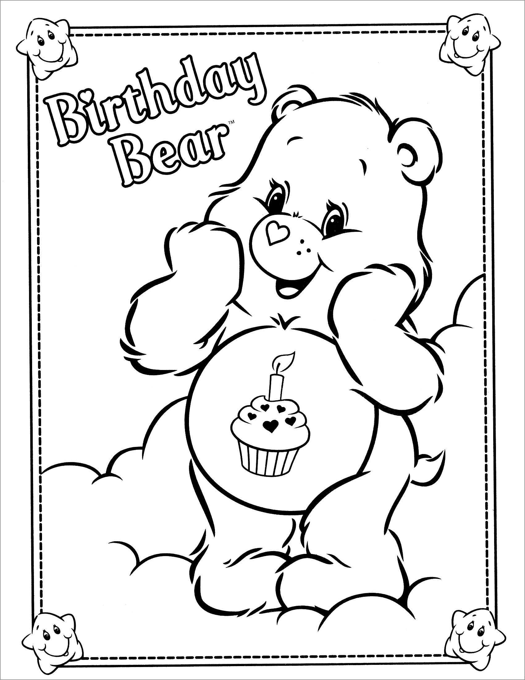 Bear Coloring Pages ColoringBay
