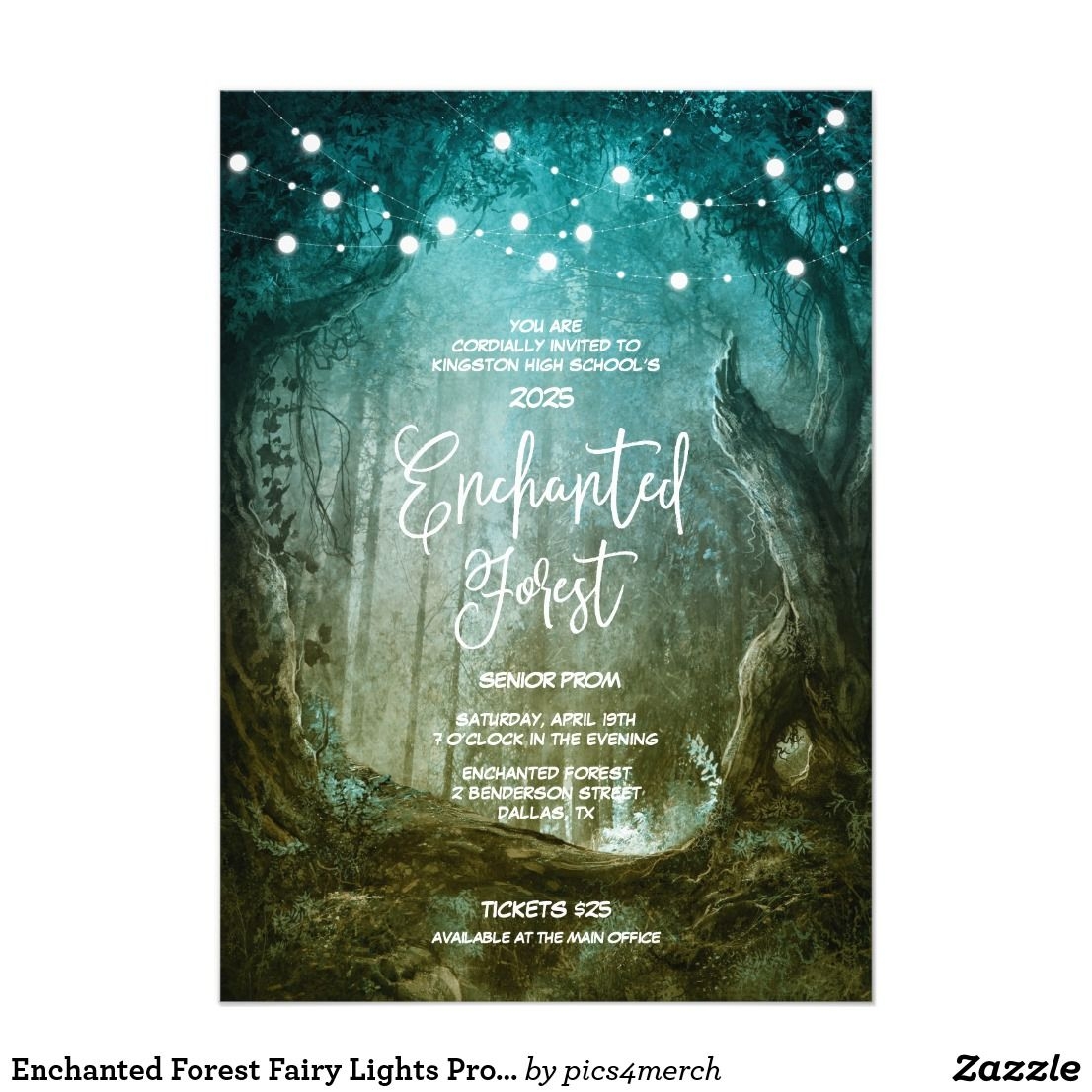 forest invitation template
