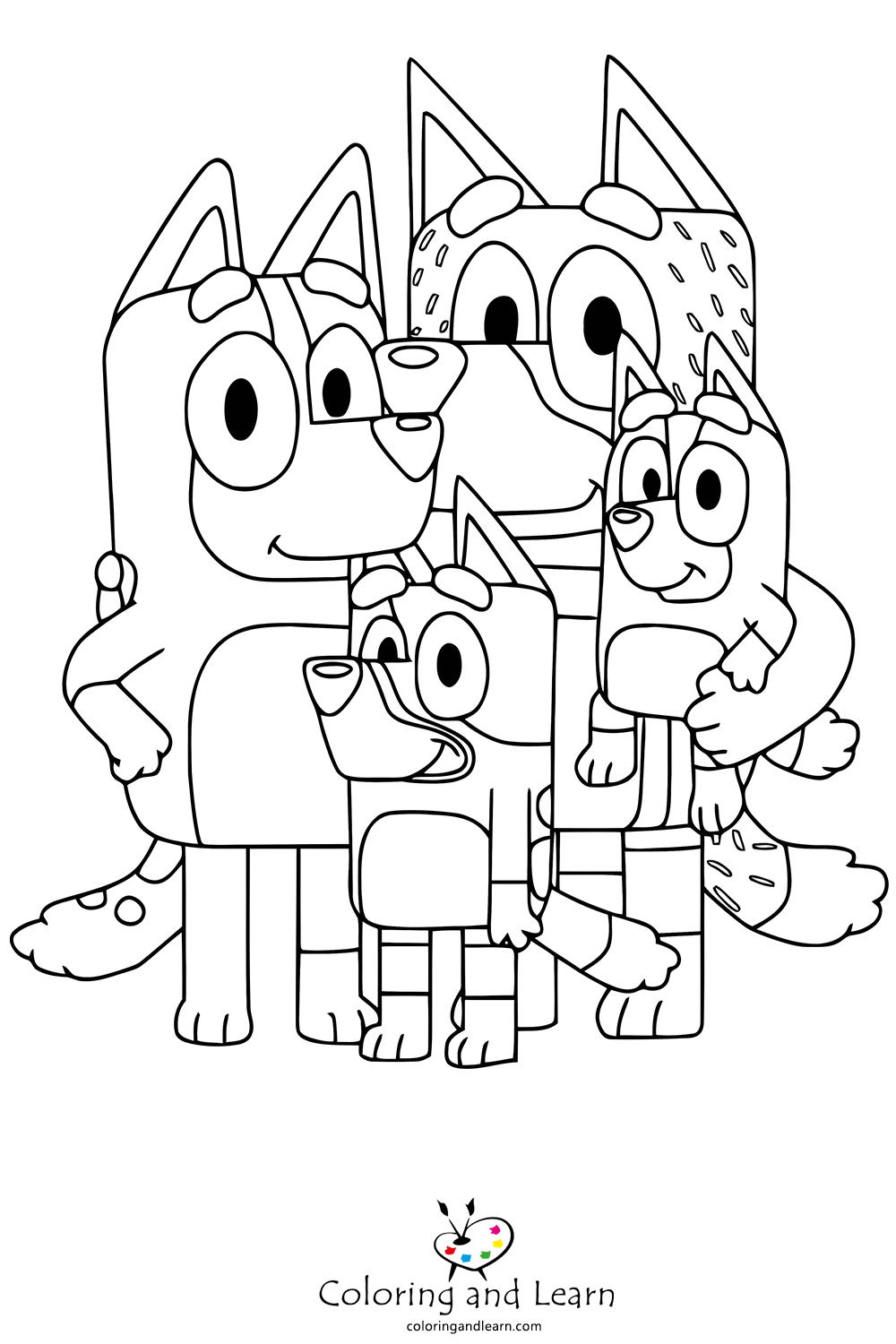 free printable bluey crafts for preschoolers