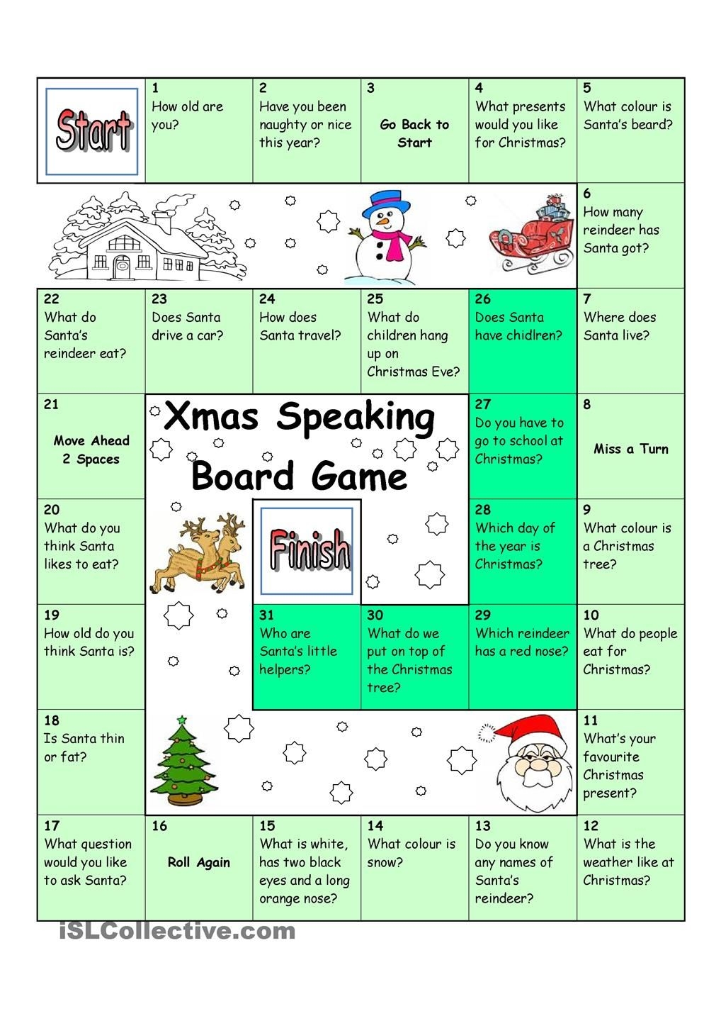 printable board game esl