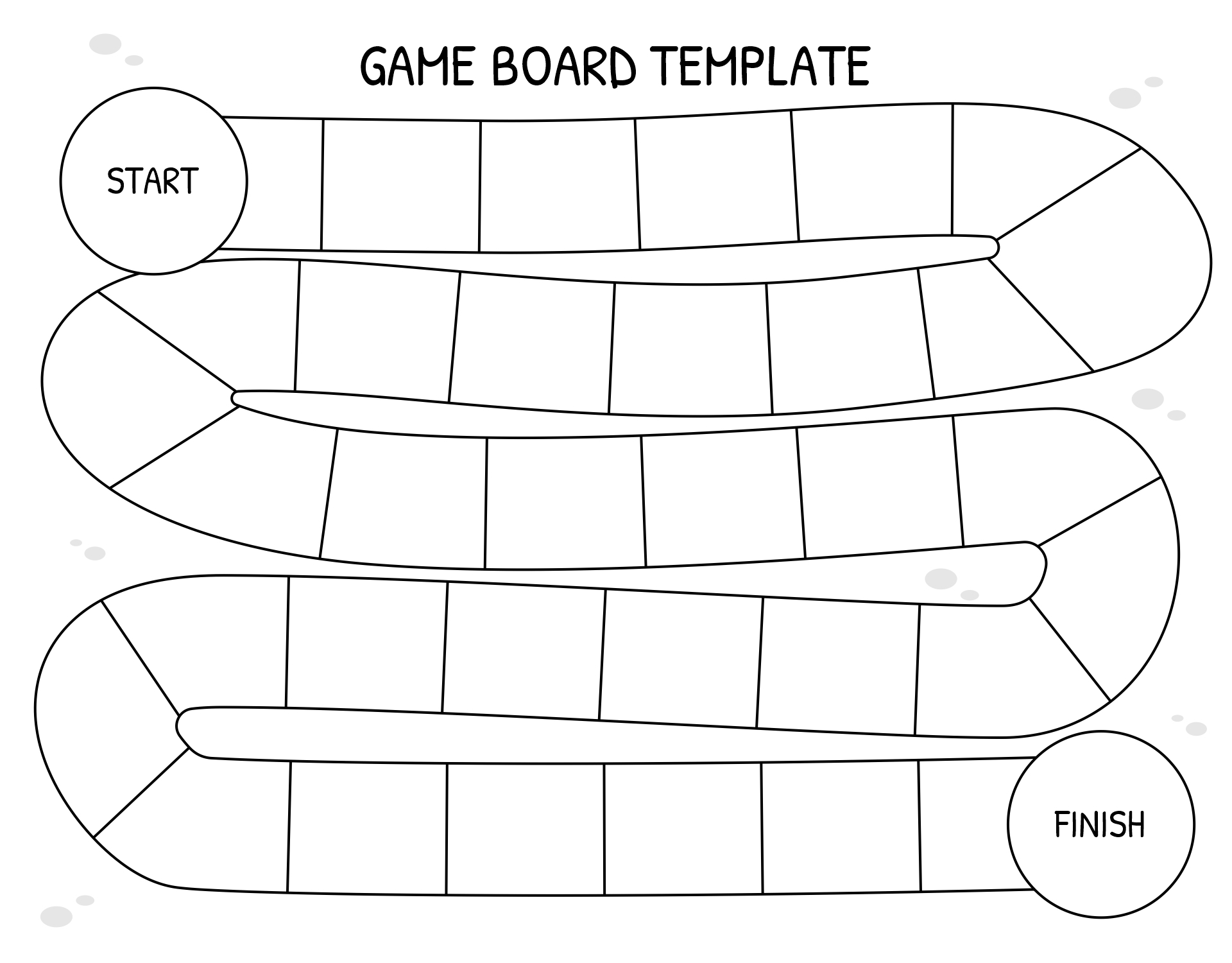 Board Game Template 10 Free PDF Printables Printablee