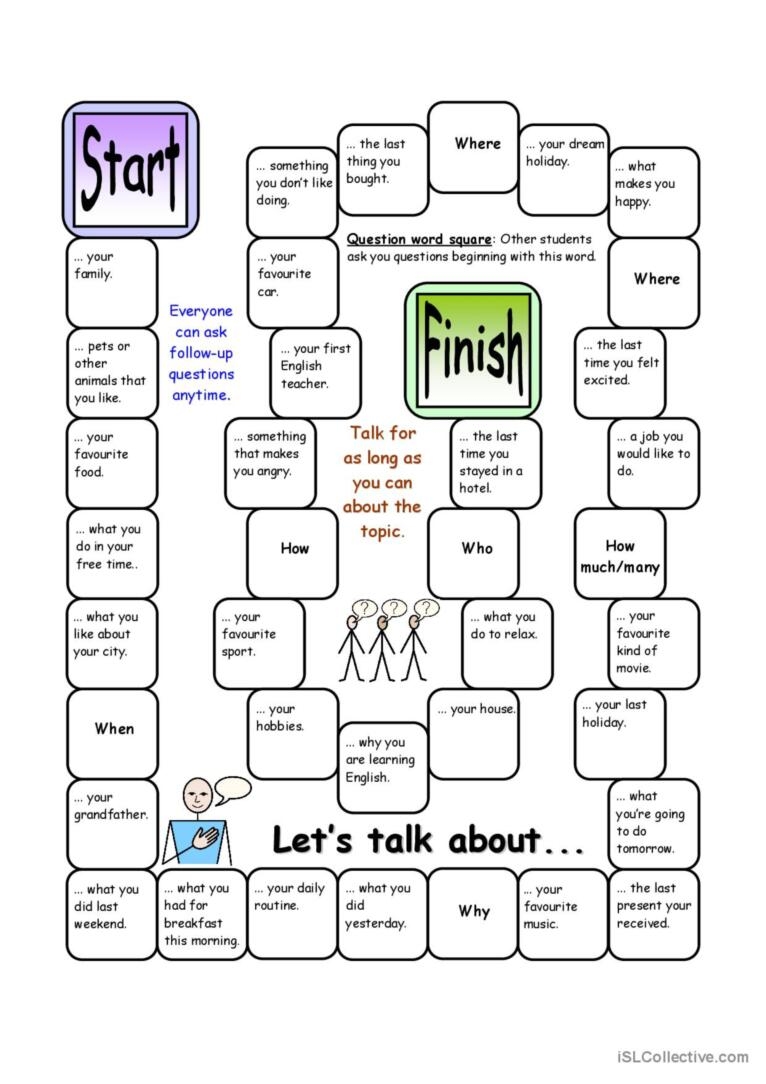 Board Games For Esl Students
