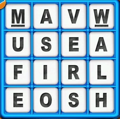 boggle game board printable