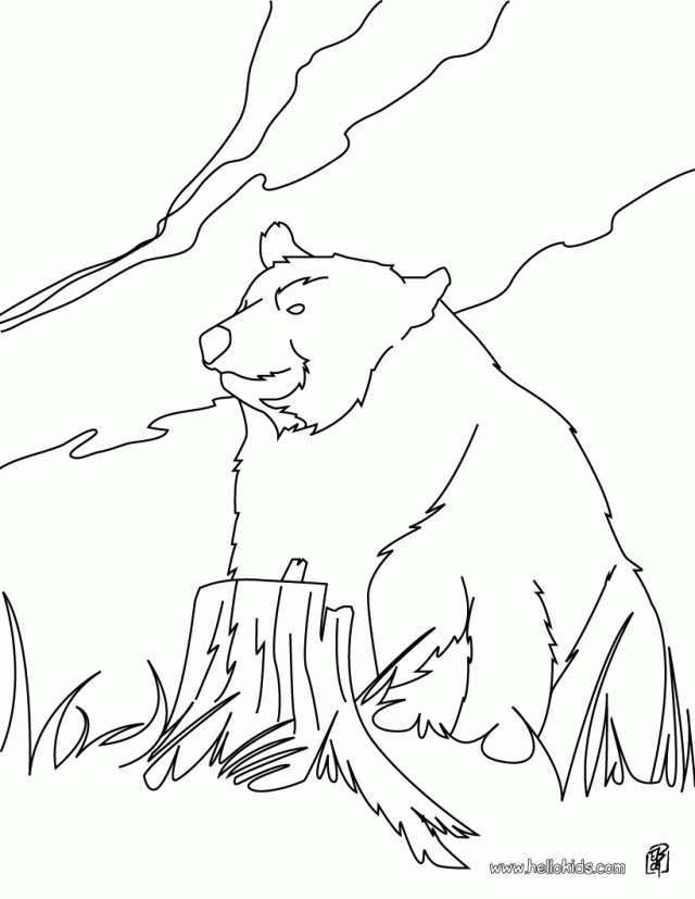 Brown Bear Brown Bear Coloring Pages Coloring Home