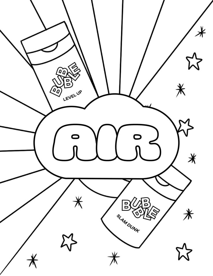 Bubble Coloring Page Detailed Coloring Pages Cool Coloring Pages