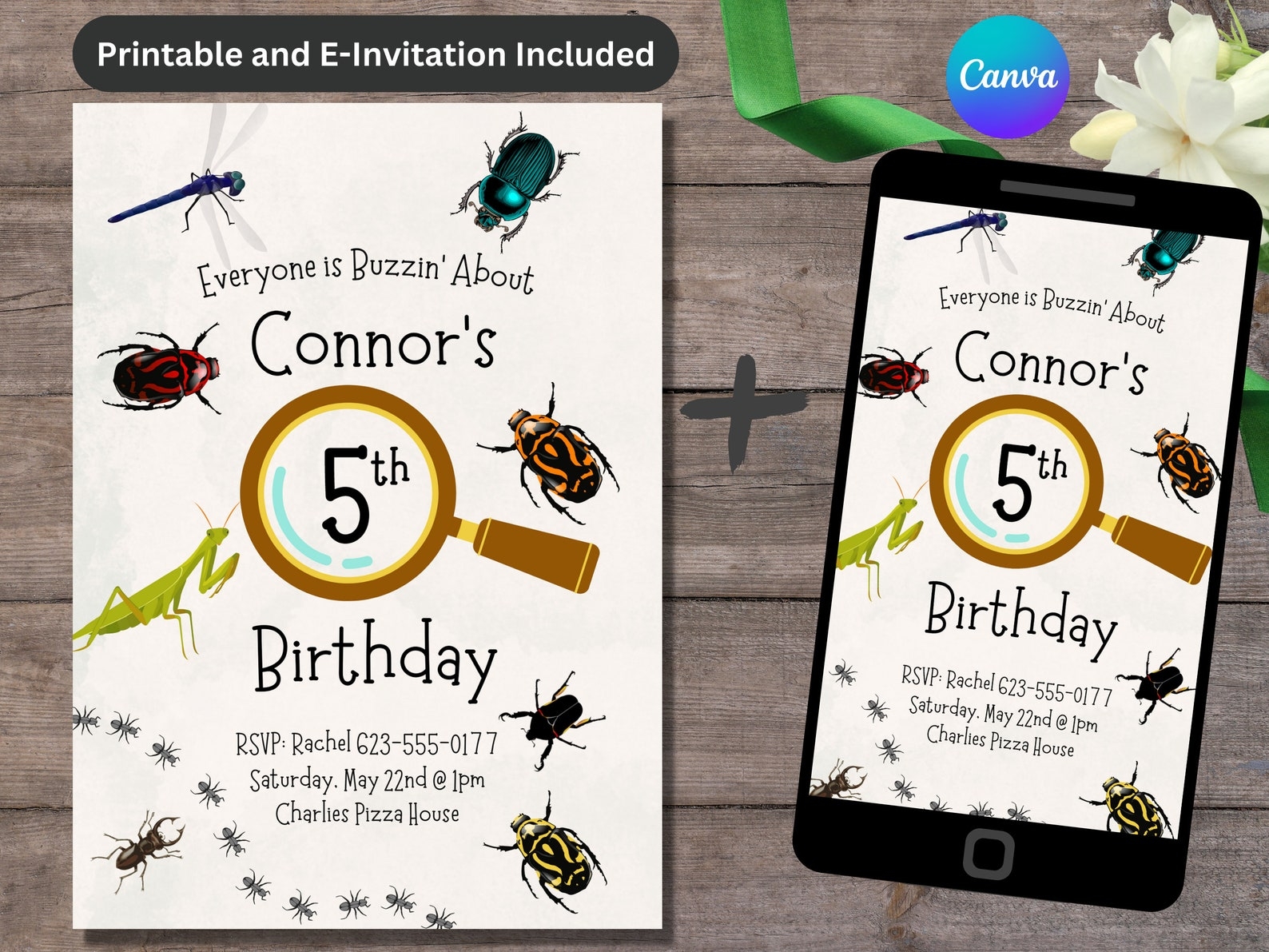 free bug invitation template