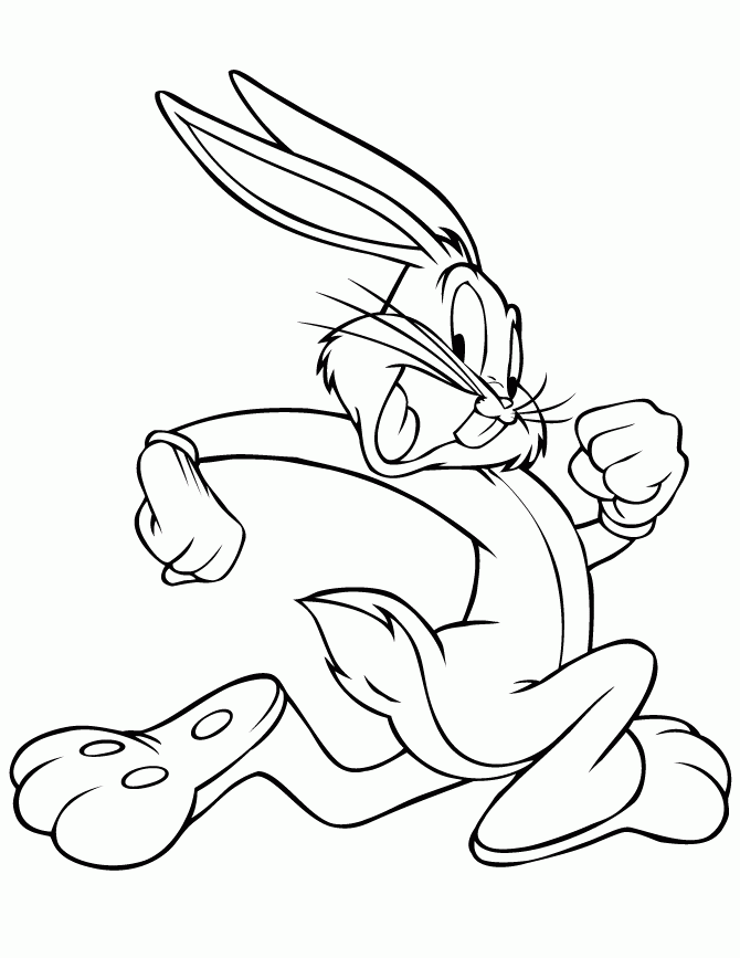 Bugs Bunny Printable Coloring Pages Pictures ColoringMe