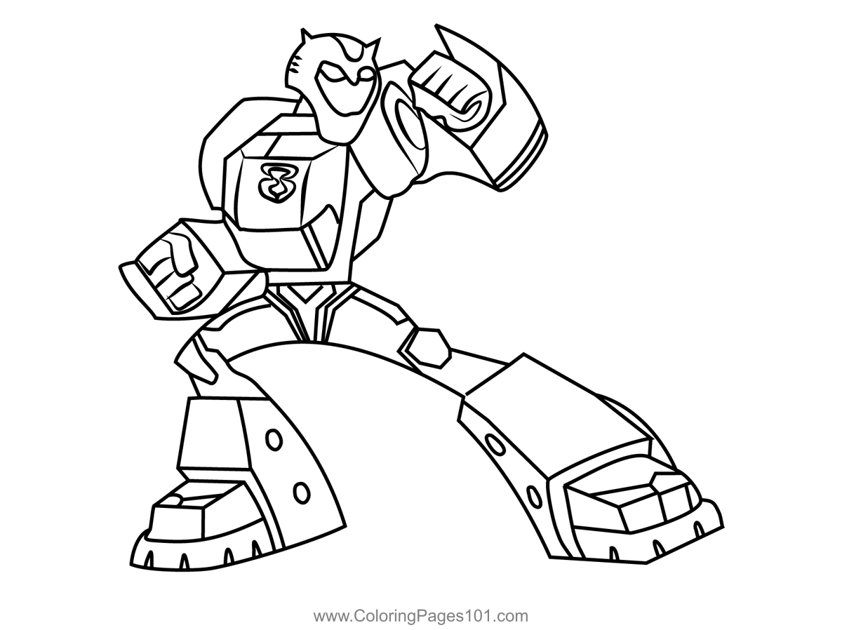 Coloring Pages Bumblebee Transformer