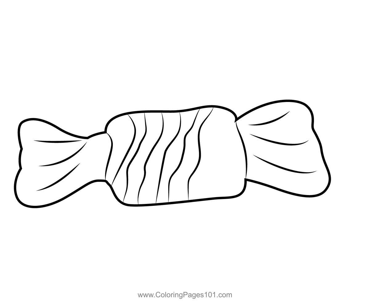 Candy Coloring Page For Kids Free Candy Printable Coloring Pages