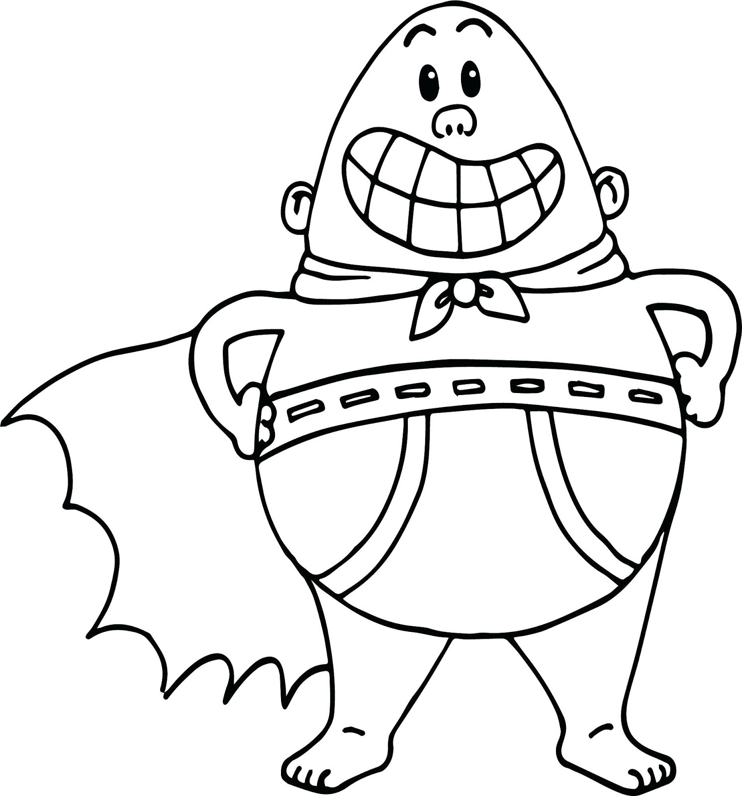 Coloring Pages Captain Underpants