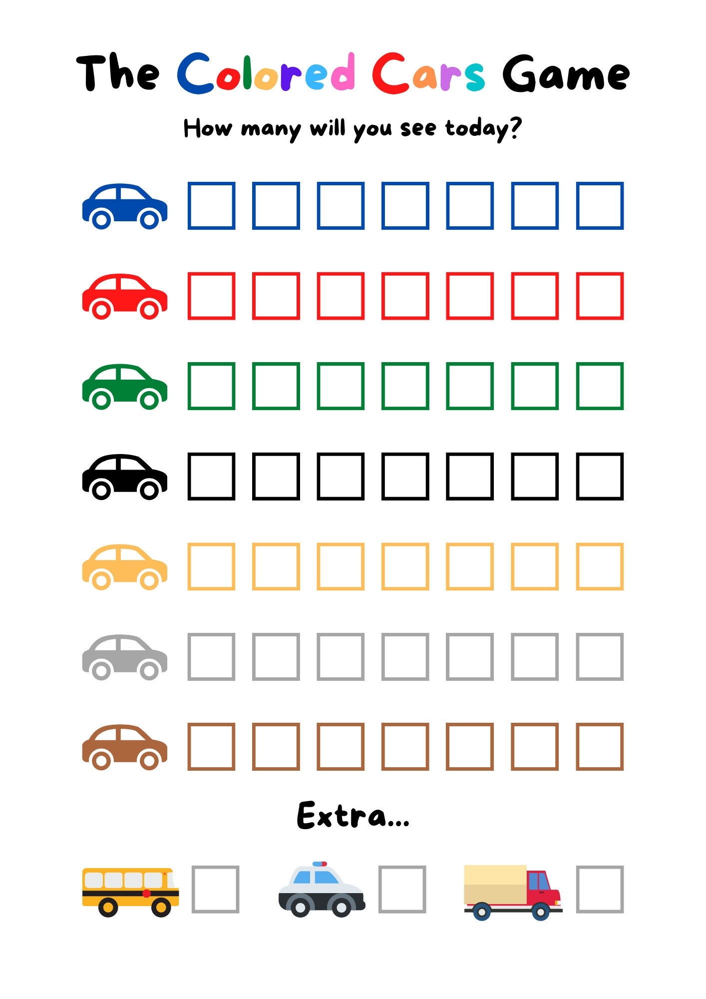 Car Games Printable Road Trip Games Road Trip Activity Kids
