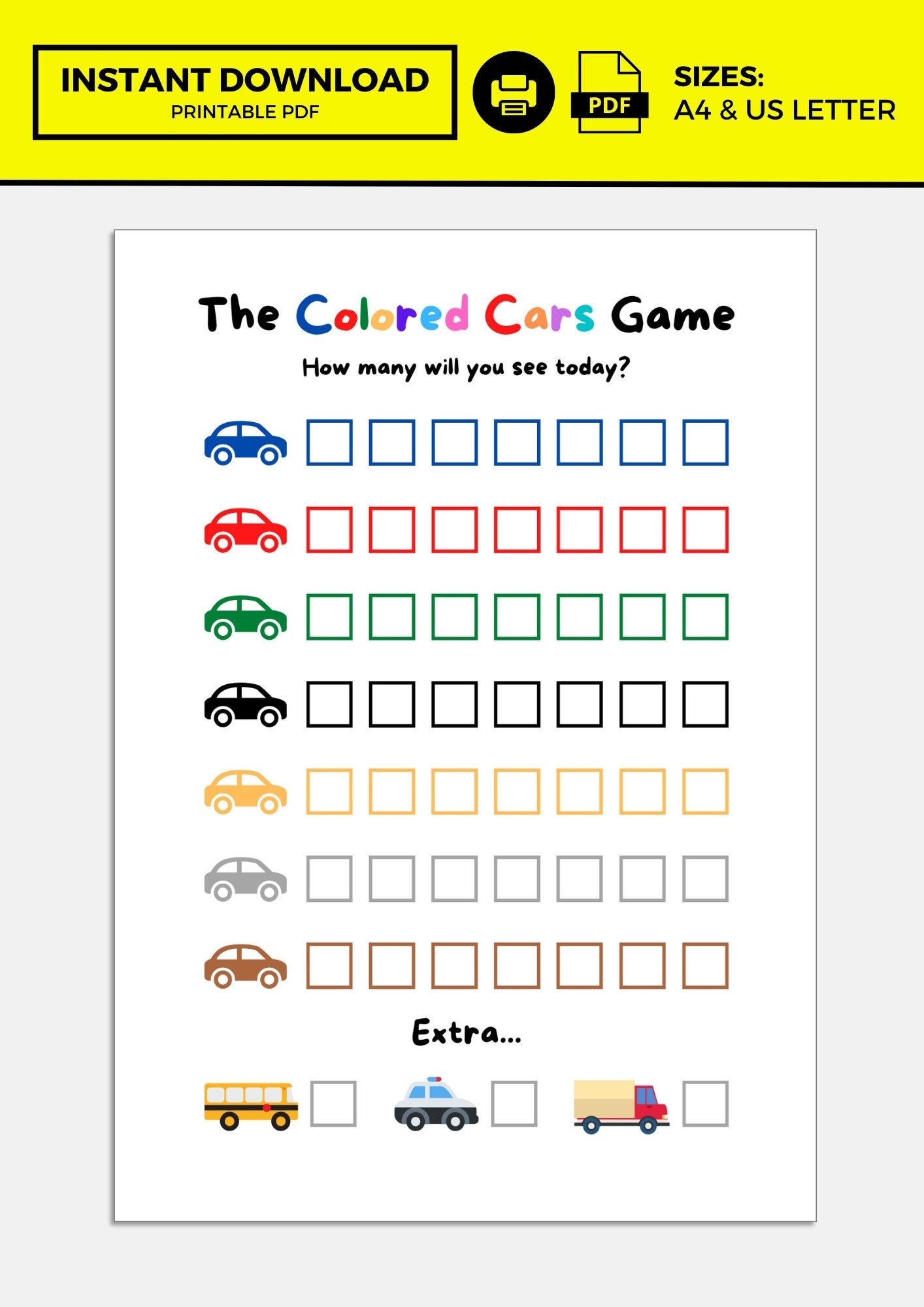 Car Games Printable Road Trip Games Road Trip Activity Kids 
