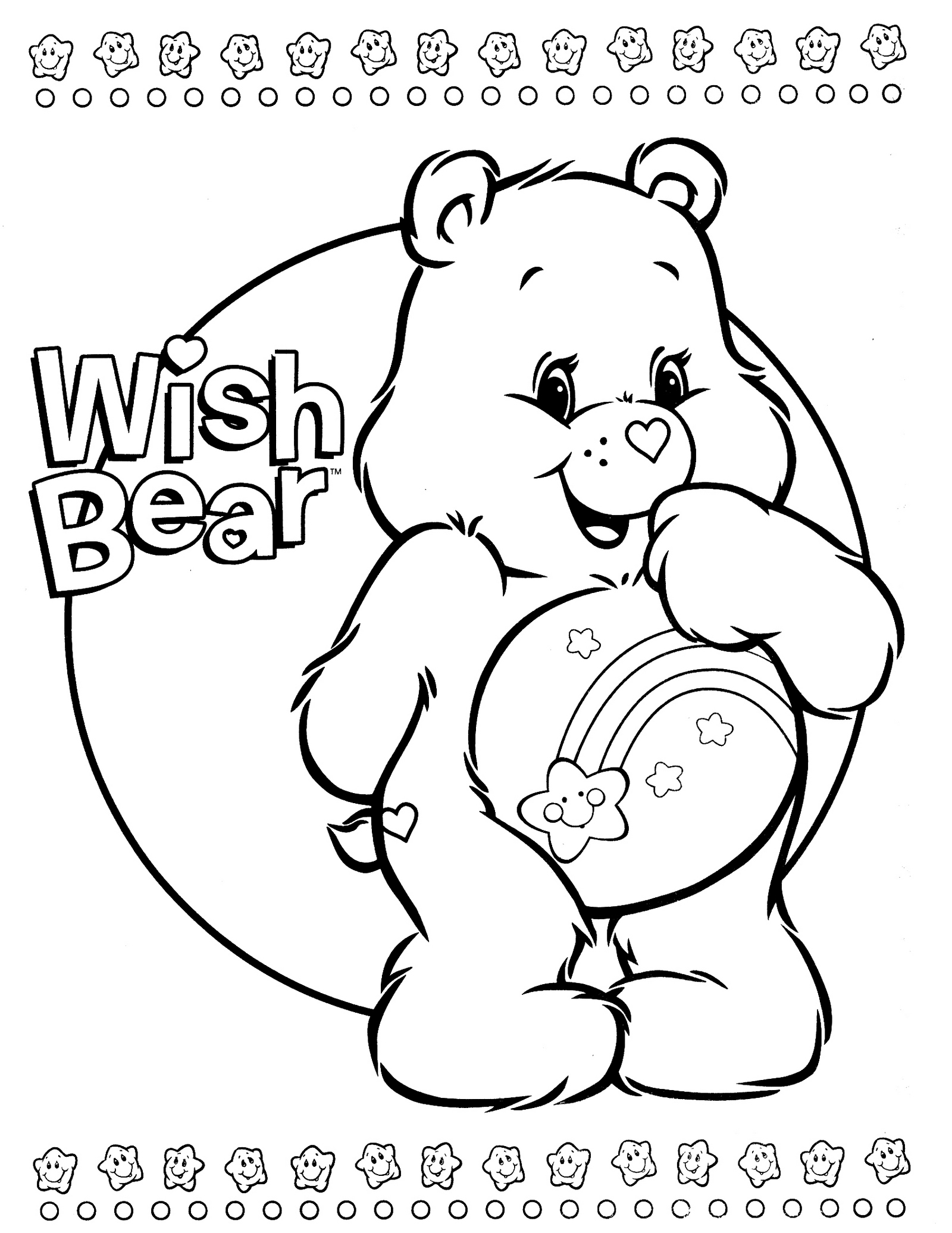 free coloring pages care bears