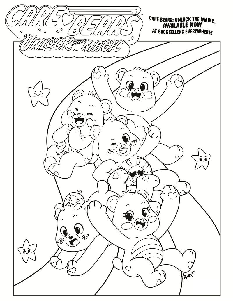 care bears coloring pages free