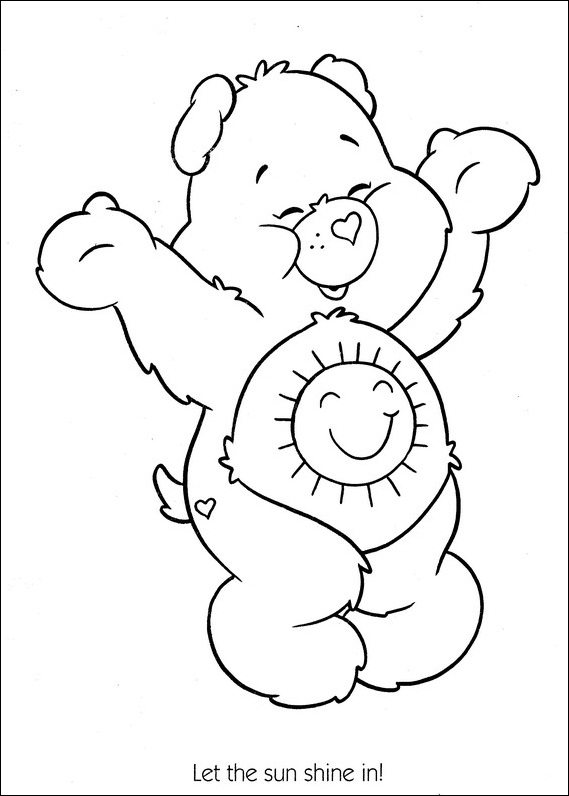 Care Bears Coloring Pages 2 Coloringkids