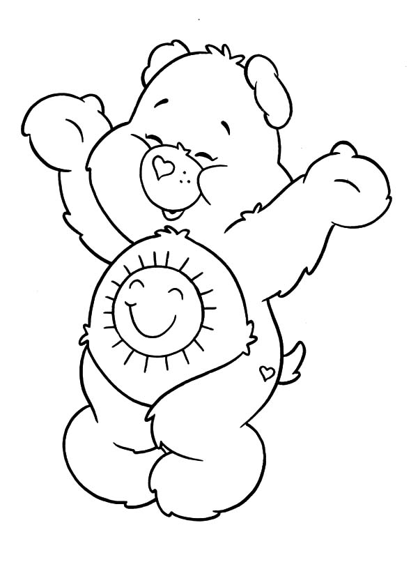 Coloring Pages Of Care Bears